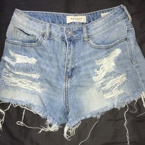 PacSun High Rise Ripped Shorts 💙